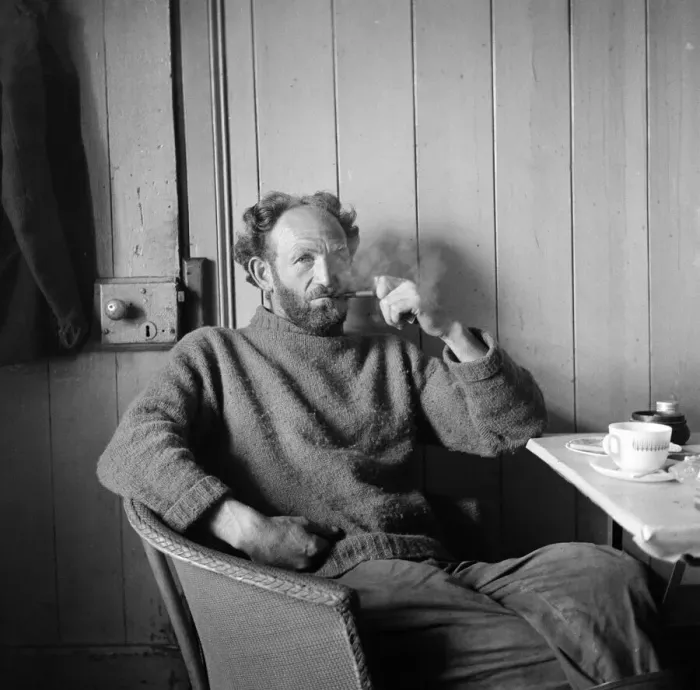 Framed Print : A villager on the Isle of Soay, Inner Hebreides, Scotland. 18th September 1960