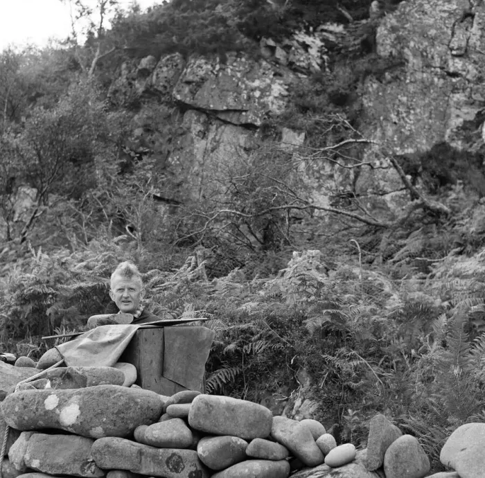 Framed Print : A villager on the Isle of Soay, Inner Hebreides, Scotland. 18th September 1960 Framed Print : A villager on the Isle of Soay, Inner Hebreides, Scotland. 18th September 1960