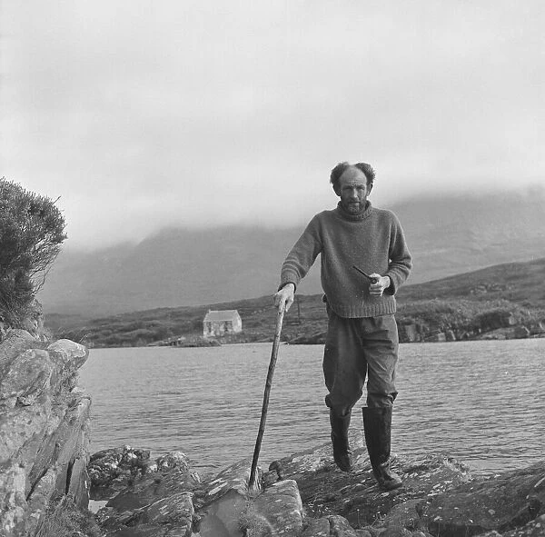 Villager on the Isle of Soay  /  Skye, Inner Hebrides. 18  /  09  /  1960