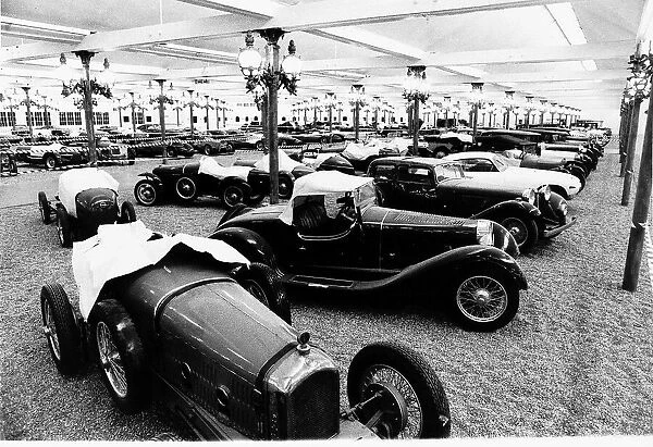 Vintage Motorcar museum in the Schlumpf mansion in Mulhouse March 1977