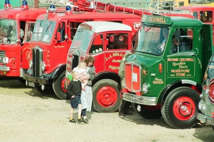 Framed Print : Vintage Rally Stockton, 5th June 1994. Ronnie Foreman and wife Nancy