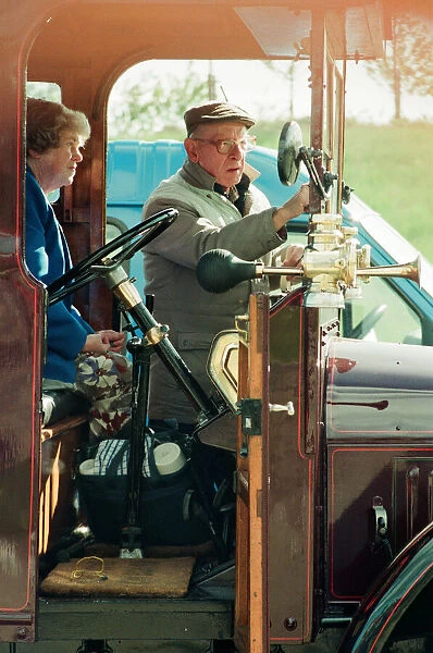 Vintage Rally Stockton, 5th June 1994. Ronnie Foreman and wife Nancy