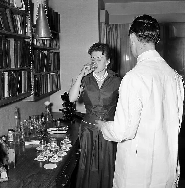 Virgin mother Emmimarie Jones undergoing medical tests. June 1956