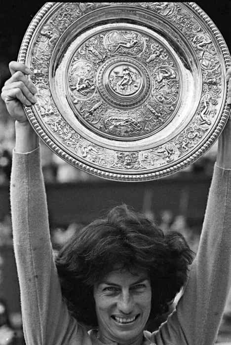 Framed Print : Virginia wade wins the Ladies singles final Wimbledon 1977