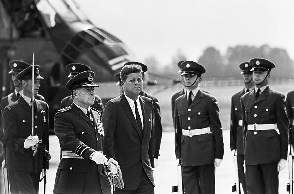 The visit of American President John F Kennedy to England