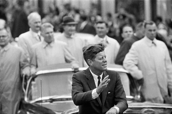 The visit of American President John F Kennedy to Ireland. July 1963