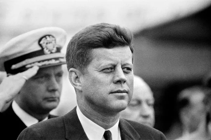 Framed Print : The visit of American President John F Kennedy to Vienna
