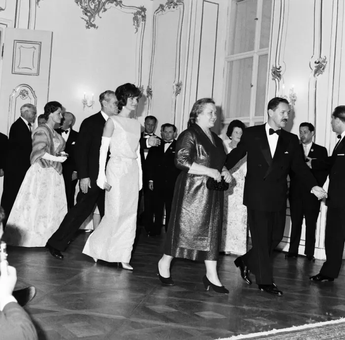 Framed Print : The visit of American President John F Kennedy to Vienna
