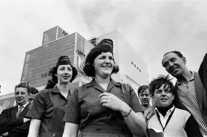 Framed Print : Visitors are given a tour of the new power station at Dungeness, Kent. 10th August 1966 Framed Print : Visitors are given a tour of the new power station at Dungeness, Kent. 10th August 1966