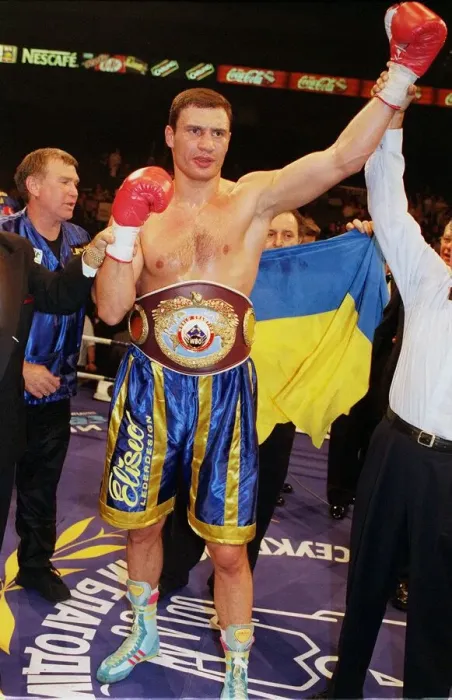 Framed Print : Vitali klitschko with arm in the air after knocking out britians Herbie Hide in two Framed Print : Vitali klitschko with arm in the air after knocking out britians Herbie Hide in two