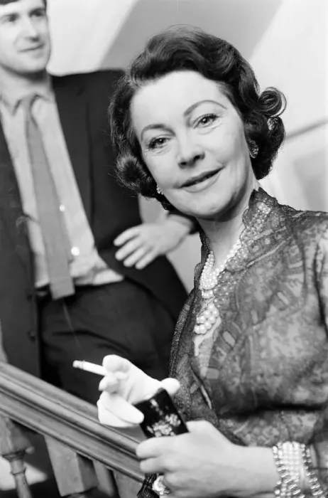 Framed Print : Vivien Leigh, stage and film actress, 3rd February 1965