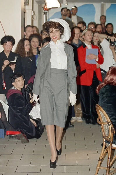 Vivienne Westwood fashion collection show at Tall Orders, Soho, London. October 1991