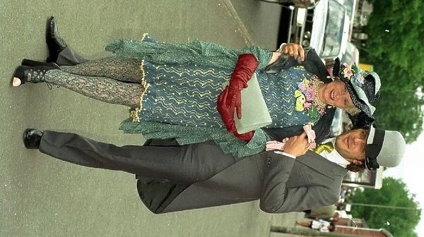 Vivienne Westwood with husband Anthony Andries at Royal Ascot