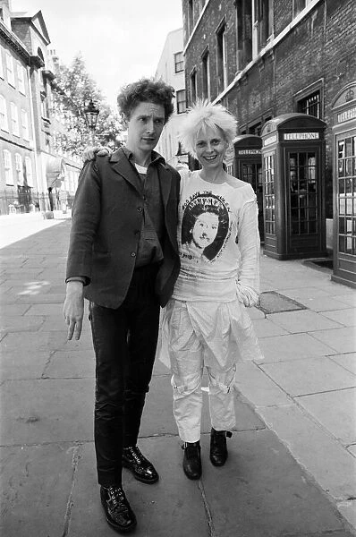 Vivienne Westwood & Malcolm McLaren. 8th June 1977