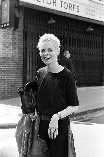 Vivienne Westwood pictured in London. Her boyfriend, Malcolm McLaren