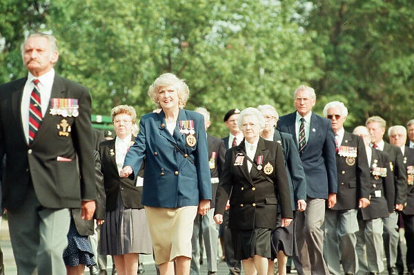 VJ Day Anniversary, Parade to Cenotaph, Middlesbrough, Sunday 20th August 1995