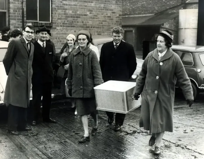 Framed Print : Six volunteer drivers from the W. V. S. (Womens Voluntary Service)