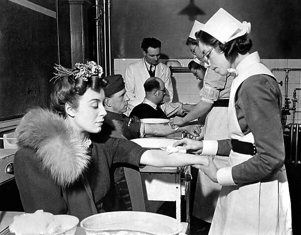 Volunteers for the mustard gas tests at the London Homeopathic Hospital