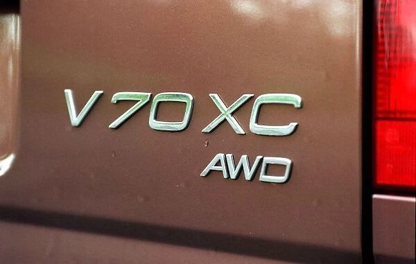 Volvo V70 XC car February 1998 logo