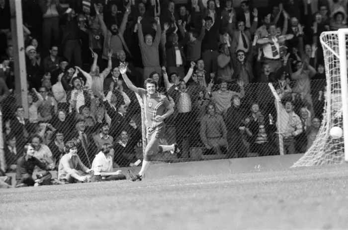 Framed Print : Wales 3-0 Scotland, British Championship match at Ninian Park, Saturday 19th May 1979