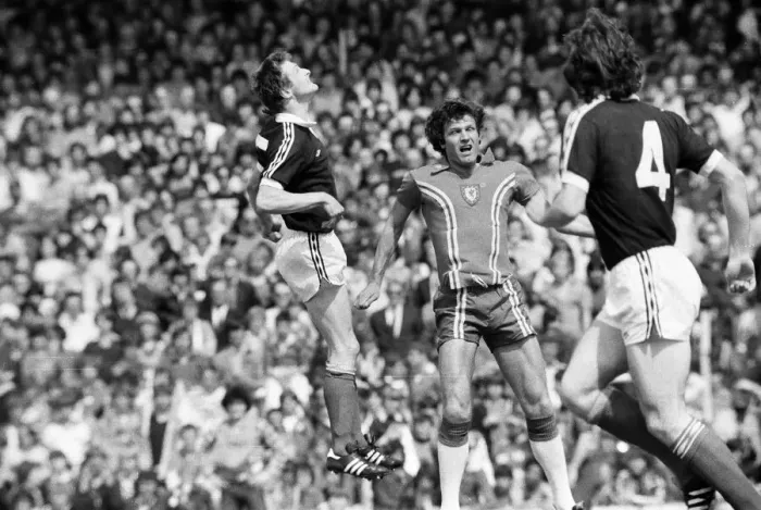 Framed Print : Wales 3-0 Scotland, British Championship match at Ninian Park, Saturday 19th May 1979 Framed Print : Wales 3-0 Scotland, British Championship match at Ninian Park, Saturday 19th May 1979