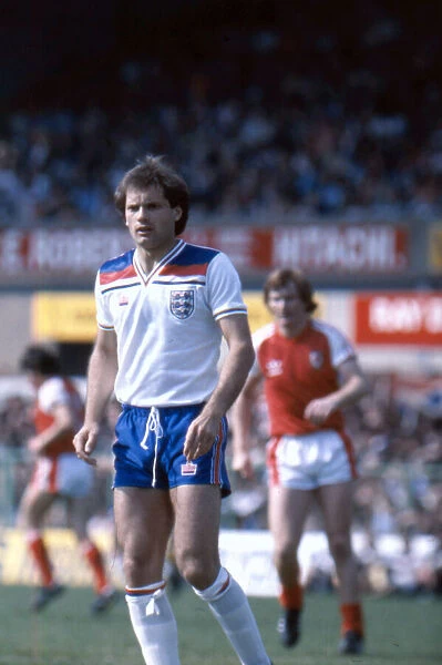 Wales 4-1 England, International match, 17th May 1980. Ray Wilkins pictured for England