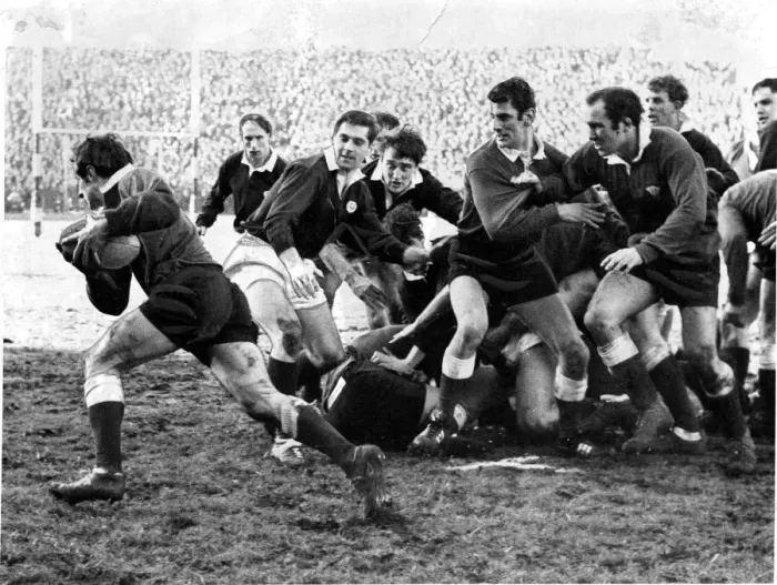 Framed Print : Wales v Scotland Five Nations Rugby Union match. Gareth Edwards sets off Framed Print : Wales v Scotland Five Nations Rugby Union match. Gareth Edwards sets off