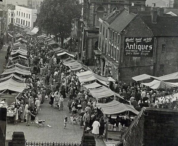 Walsall Market. 09-10-1952