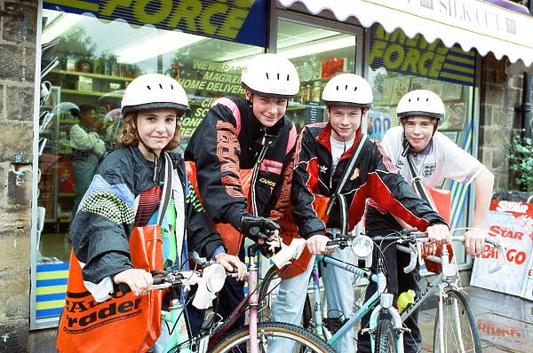 If you want to get ahead... four Examiner newspaper deliverers have won cycling safety