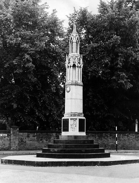 War Memorial, Solihull, West Midlands, England, 18th July 1951