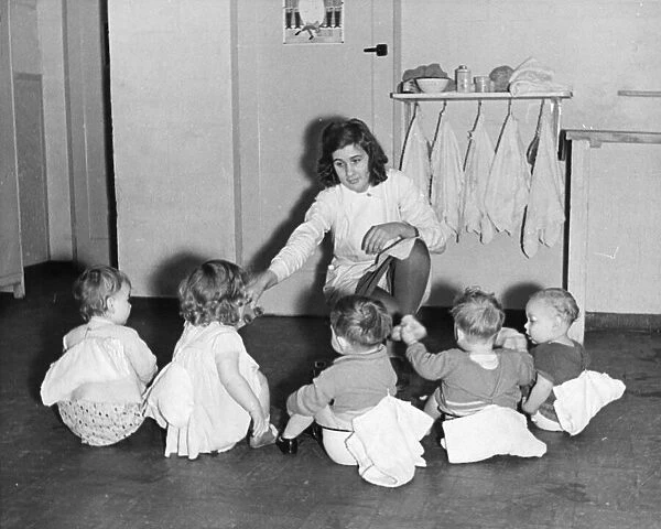 War Workers Childrens Nursery. Coventry. Midlands