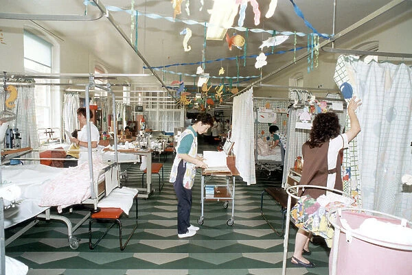 Ward at Booth Hall Childrens Hospital, Manchester, 17th July 1993