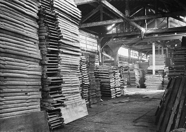 A warehouse in London, which might read as the area of Poplar, East London
