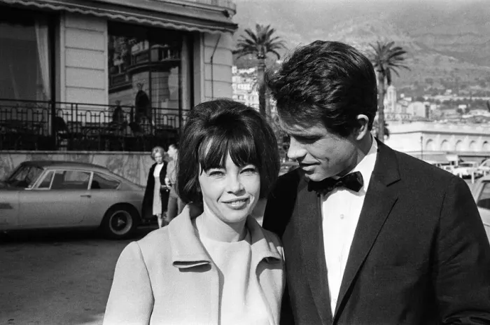 Framed Print : Warren Beatty and Leslie Caron in Monte Carlo, Monaco. 3rd February 1966 Framed Print : Warren Beatty and Leslie Caron in Monte Carlo, Monaco. 3rd February 1966