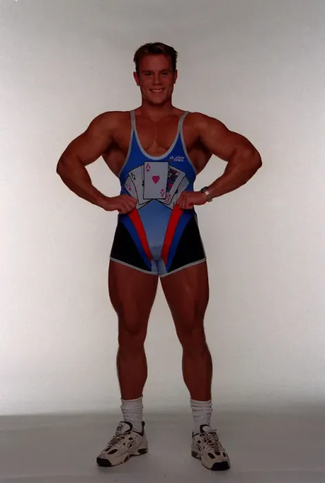 Framed Print : Warren Firman Gladiator March 98 Star of TV show The Gladiators Known as Ace