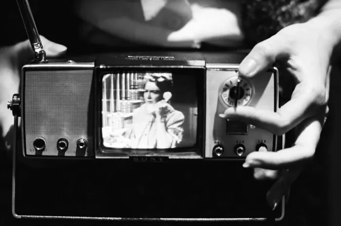 Framed Print : She Watched TV on her way home! New York Secretary Connie Heald, aged 20 Framed Print : She Watched TV on her way home! New York Secretary Connie Heald, aged 20