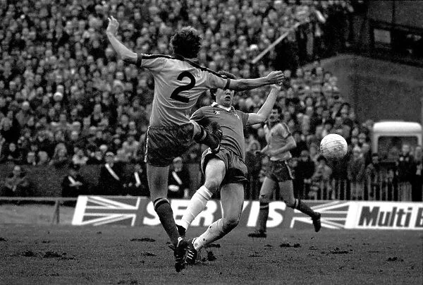 Watford 2 v. Chelsea 3. Division 2 football February 1980 LF01-23-057