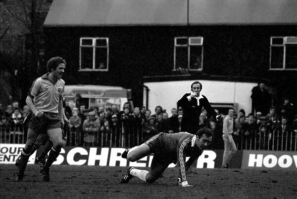 Watford 2 v. Chelsea 3. Division 2 football February 1980 LF01-23-037