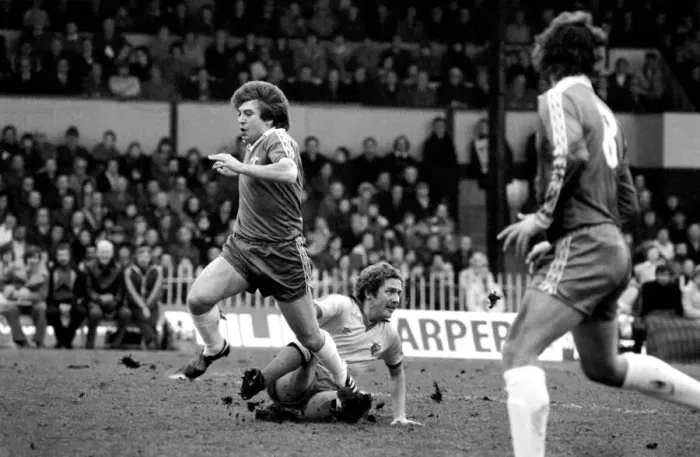 Framed Print : Watford 2 v. Chelsea 3. Division 2 football February 1980 LF01-23-054 Framed Print : Watford 2 v. Chelsea 3. Division 2 football February 1980 LF01-23-054