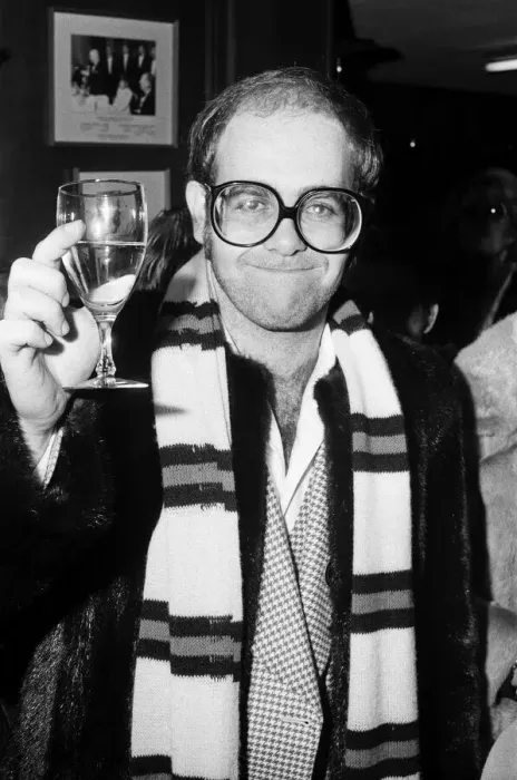 Framed Print : Watford FC Chairman Elton John pictured at the Hillingdon v Watford match