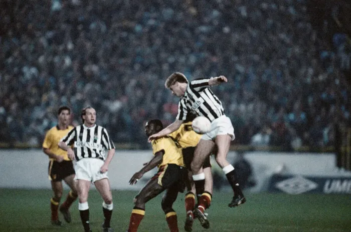 Framed Print : Watford v Newcastle United, FA Cup 3rd round replay, final score 2-2. 10th January 1989 Framed Print : Watford v Newcastle United, FA Cup 3rd round replay, final score 2-2. 10th January 1989