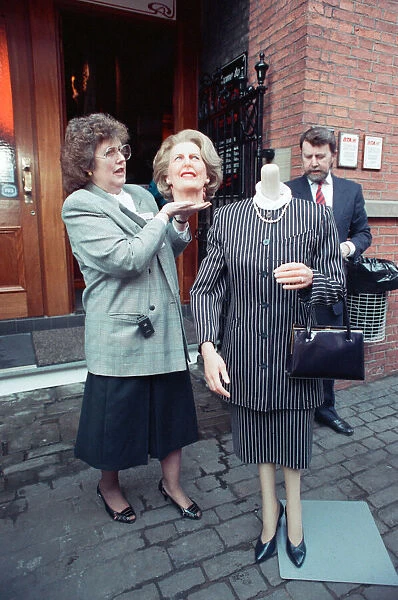 A waxwork of Mrs Thatcher in the Friargate waxworks in York. 21st February 1989