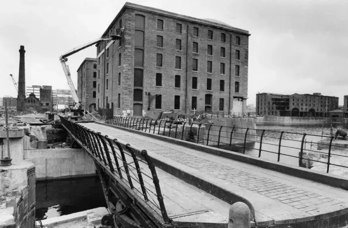 Framed Print : The way across... the restored Hartley swing bridge which leads to the Maritime Framed Print : The way across... the restored Hartley swing bridge which leads to the Maritime