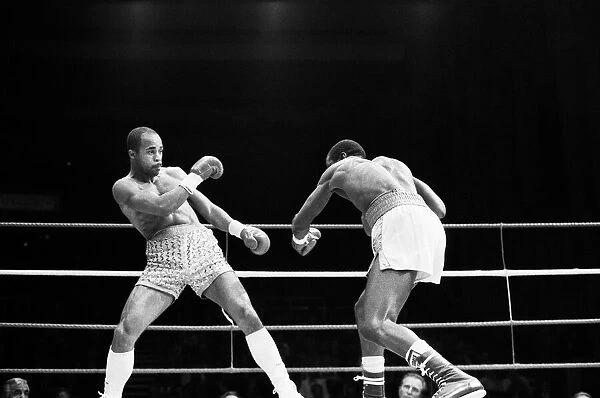 WBC and IBF, welterweight title fight between Lloyd Honeyghan and Johnny Bumphus