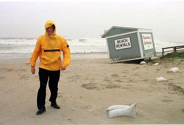 Weather Hurricane Floyd USA September 1999 Andy Lines on the Florida coast at Coco