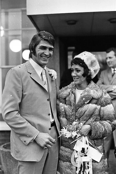 The wedding of boxer Dave Roden and Pat Higgins at Birmingham Register Office