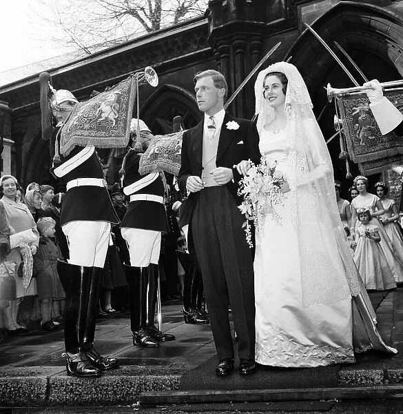The wedding of Captain Richard Abel Smith and Marcia Kendrew at St