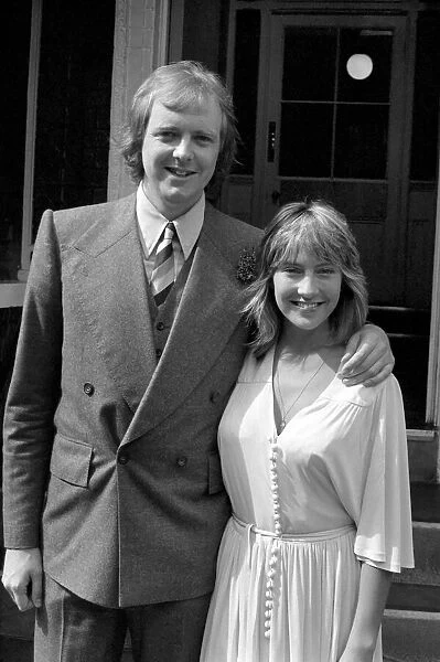 Wedding: Composer Tim Rice to Jane McIntosh. August 1974 S74-4959-004