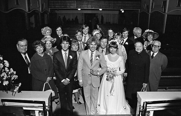 The wedding of Coronation Streets Brian Tilsley and Gail Potter