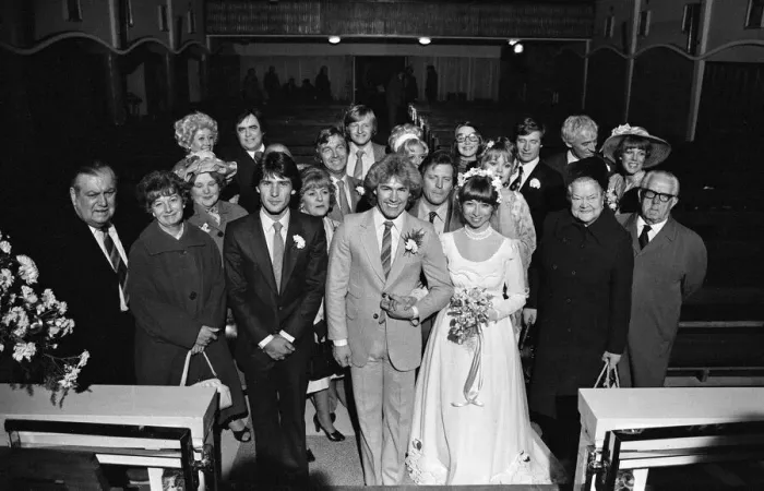 Framed Print : The wedding of Coronation Streets Brian Tilsley and Gail Potter Framed Print : The wedding of Coronation Streets Brian Tilsley and Gail Potter